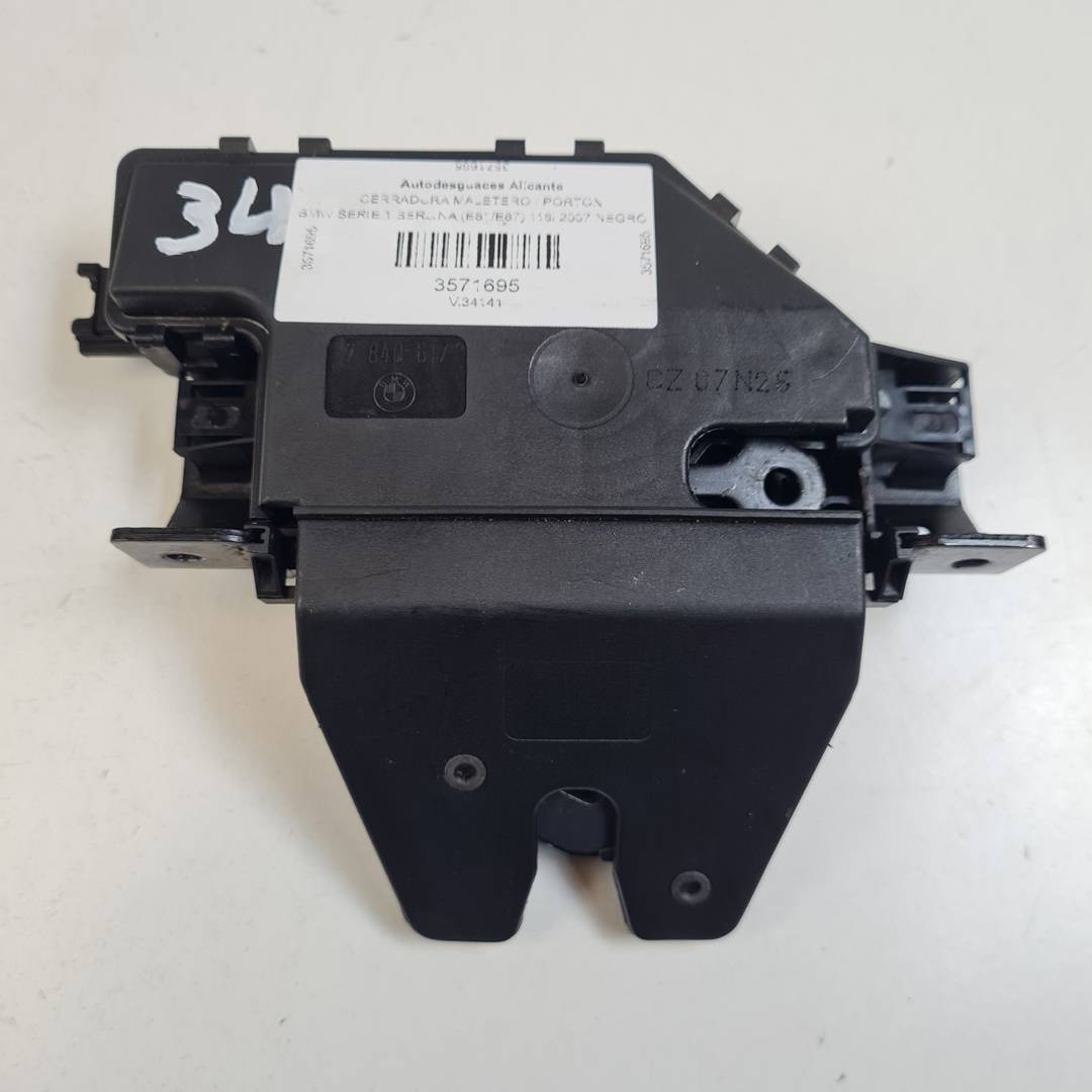 CERRADURA MALETERO / PORTON - 7840617 - BMW - SERIE 1 BERLINA (E81/E87)
