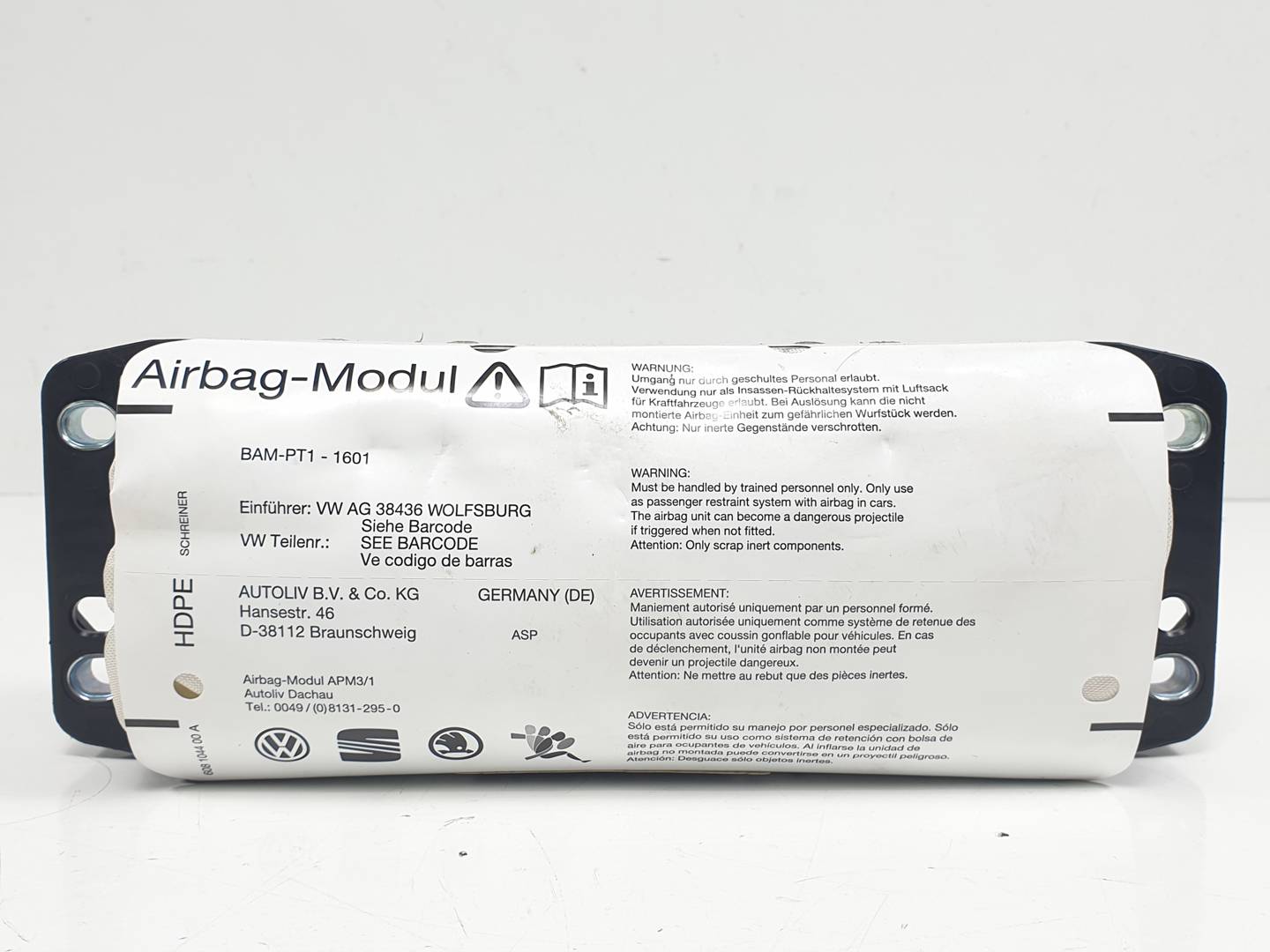 AIRBAG DELANTERO DERECHO - 1Q0880204 - VOLKSWAGEN - TIGUAN (5N1)
