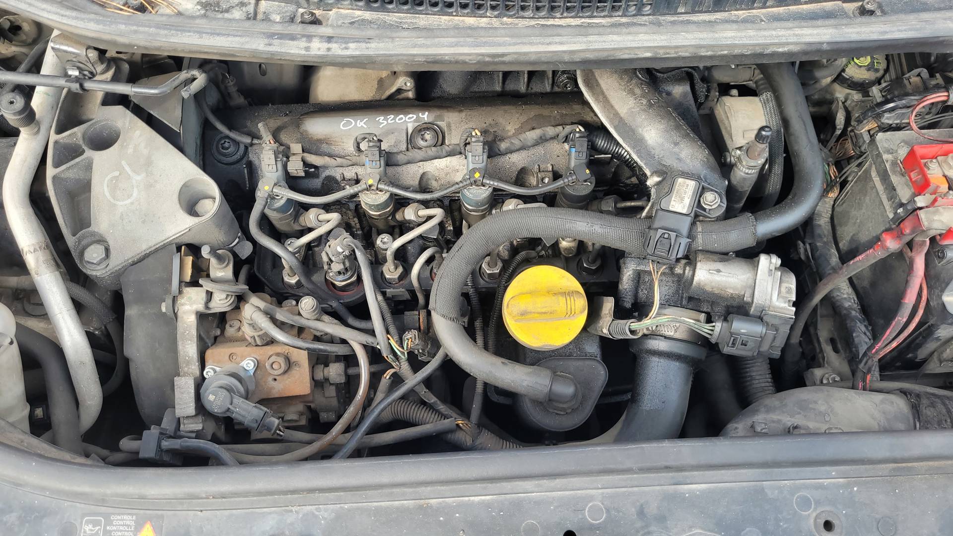 MOTOR COMPLETO - F9Q818 - RENAULT - SCENIC II (X84,JM)