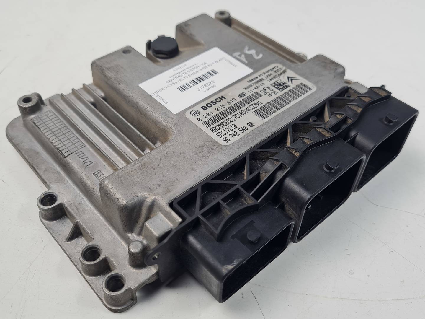 CENTRALITA MOTOR UCE - 0281015849 - CITROEN - C3