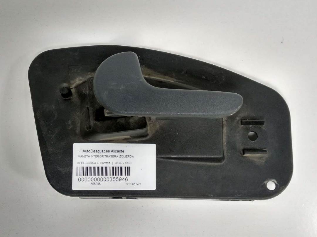 MANETA INTERIOR TRASERA IZQUIERDA - 24423525 - OPEL - CORSA C