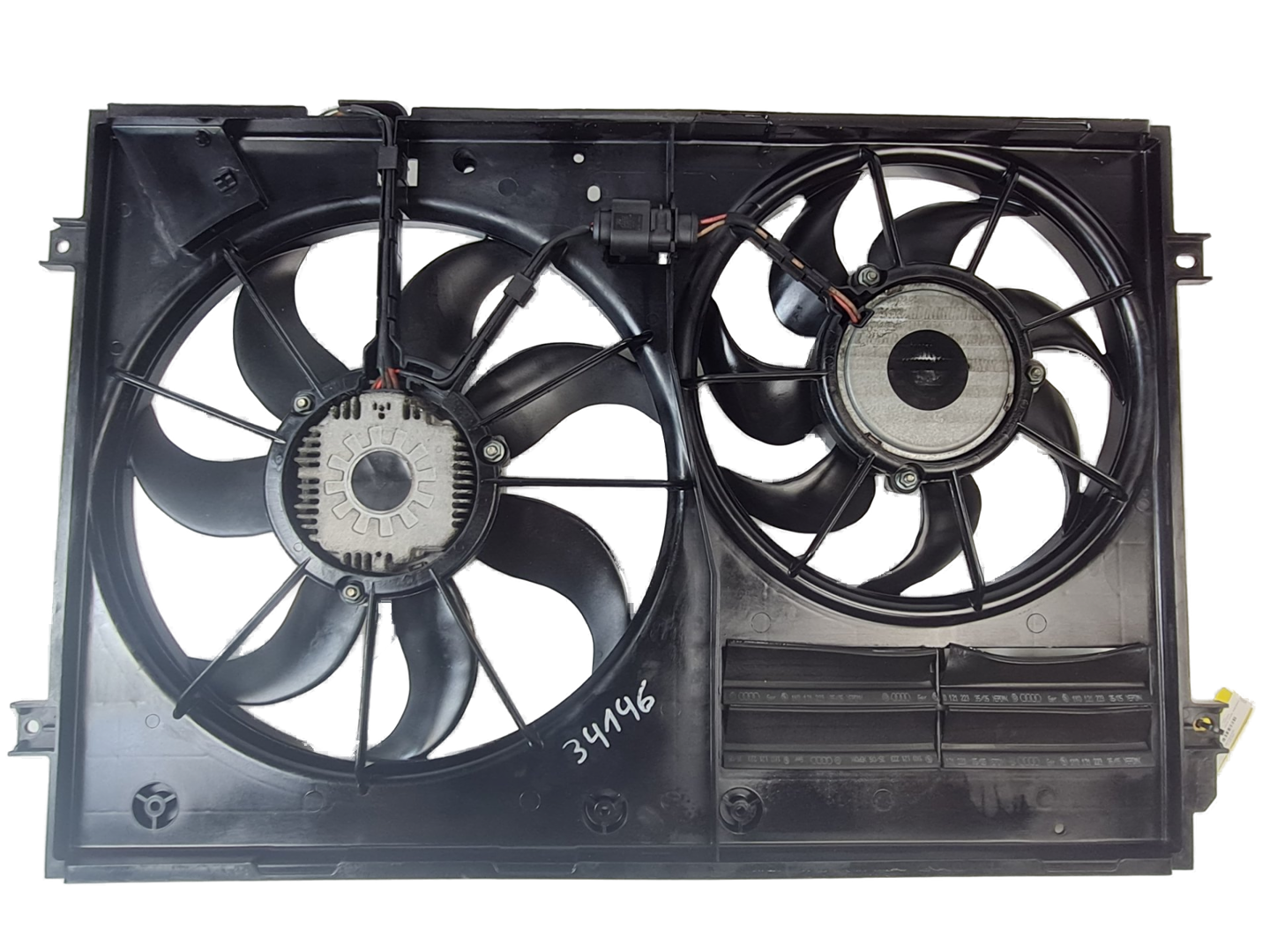 Radiator fan - 1K0121207A - SEAT - LEON (1P1)