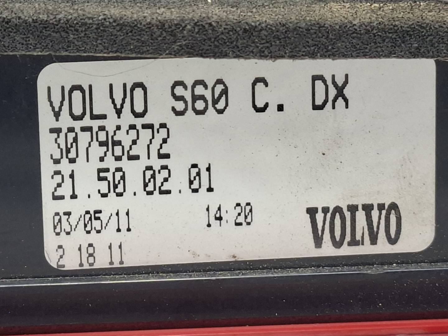Foto 4 de Piloto Trasero Derecho Interior Volvo S60 Berlina (p24) (2000–2010)