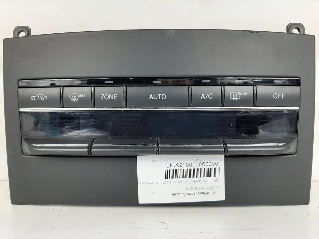 Climate control panel - A2129008608 - MERCEDES - CLASE E (W212) LIM.