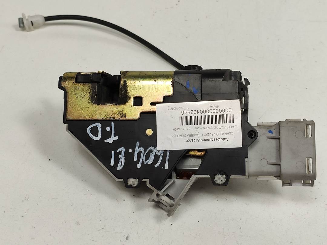 CERRADURA PUERTA TRASERA DERECHA - PEUGEOT - 407 SW