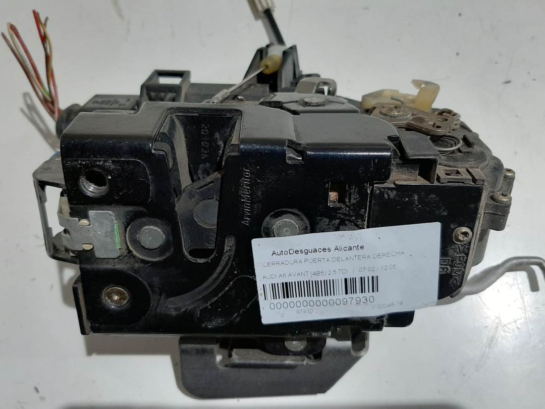 CERRADURA PUERTA DELANTERA DERECHA - 4B1837016G - AUDI - A6 AVANT (4B5)