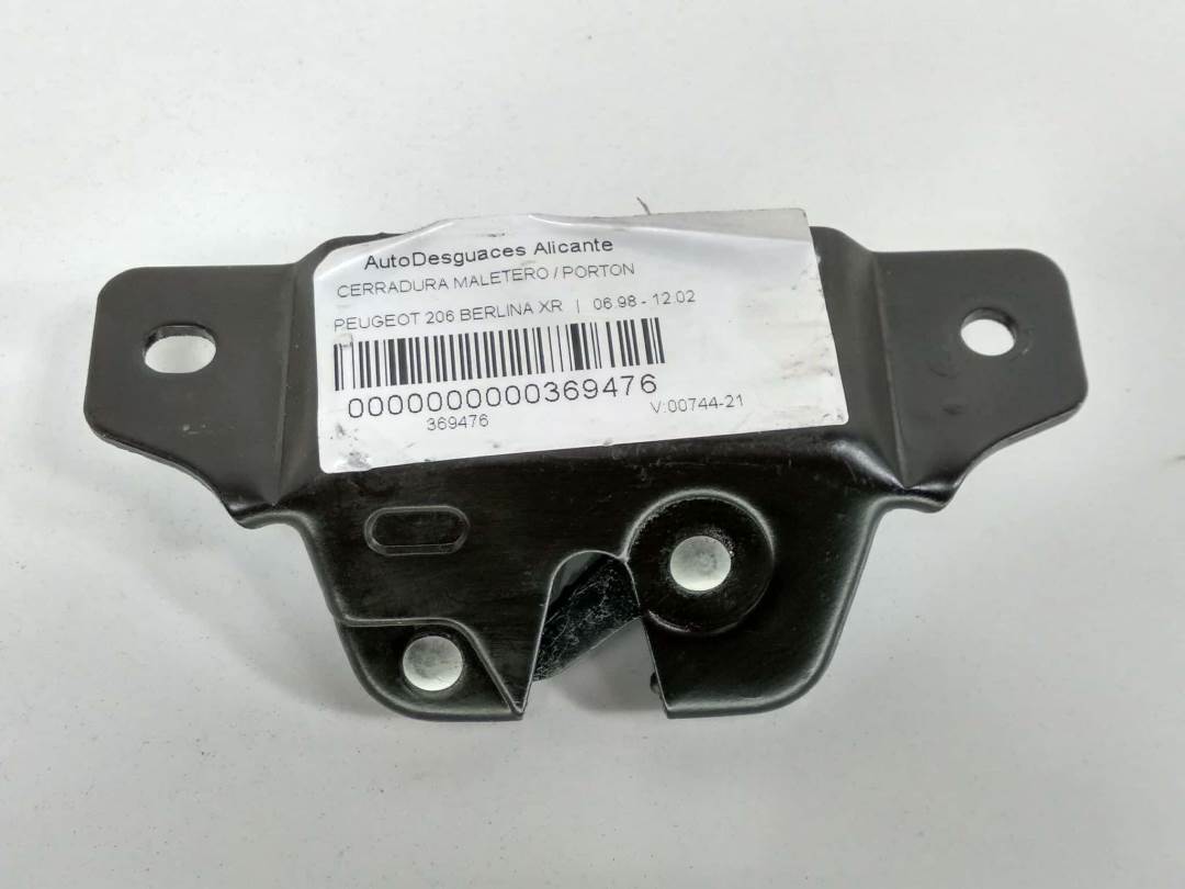 CERRADURA MALETERO / PORTON - PEUGEOT - 206 BERLINA