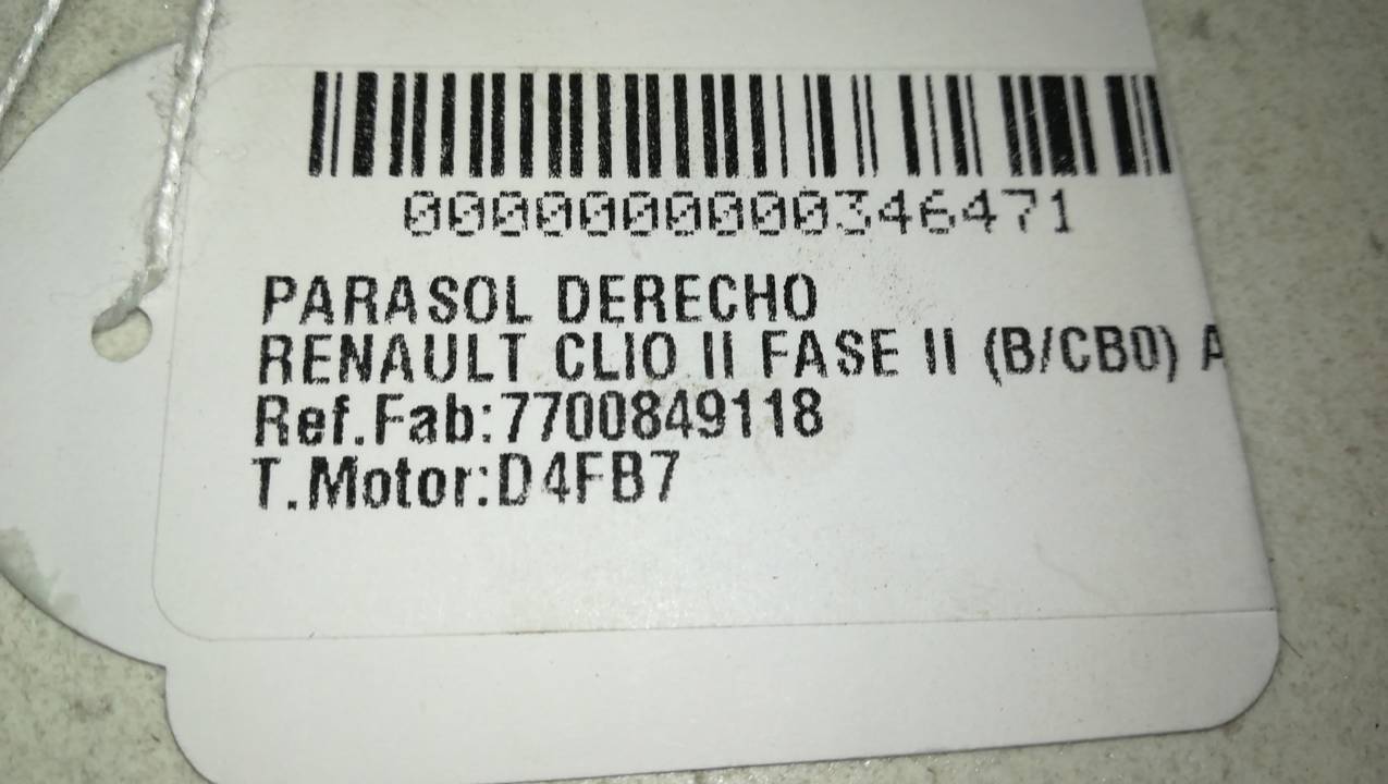 PARASOL DERECHO