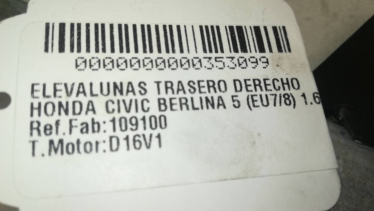 ELEVALUNAS TRASERO DERECHO