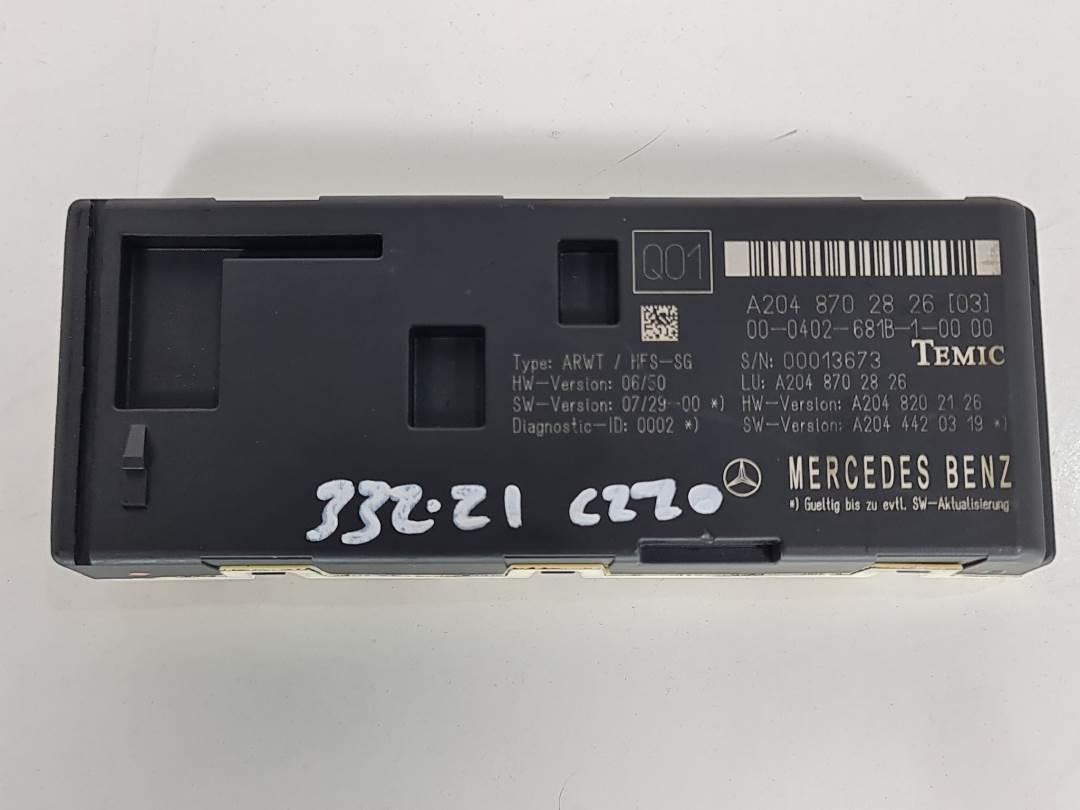 MODULO ELECTRONICO - A2048702826 - MERCEDES - CLASE C (W204) FAMILIAR