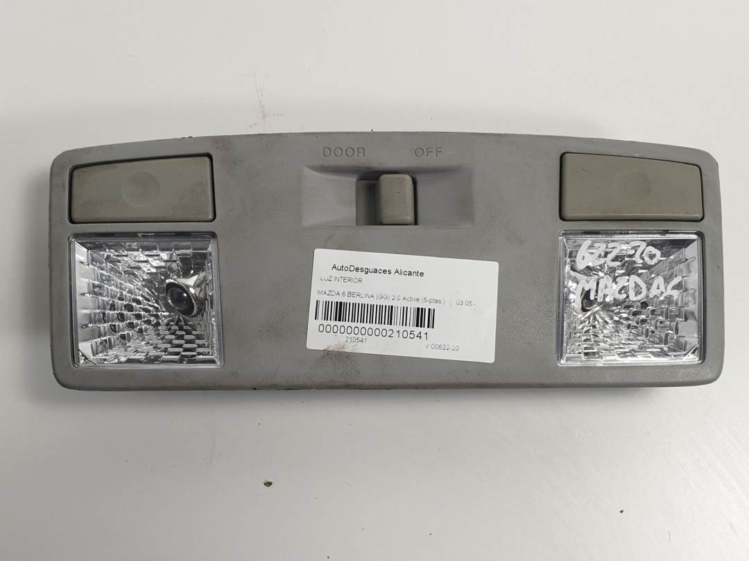 LUZ INTERIOR - MAZDA - 6 BERLINA (GG)