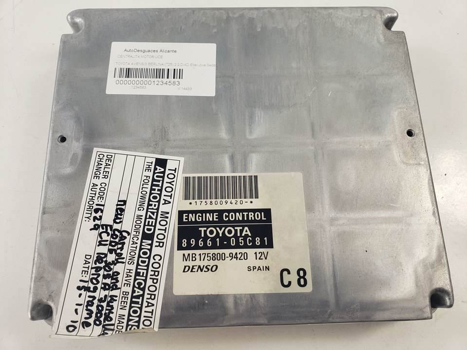 CENTRALITA MOTOR UCE - MB1758009420 - TOYOTA - AVENSIS BERLINA (T25)