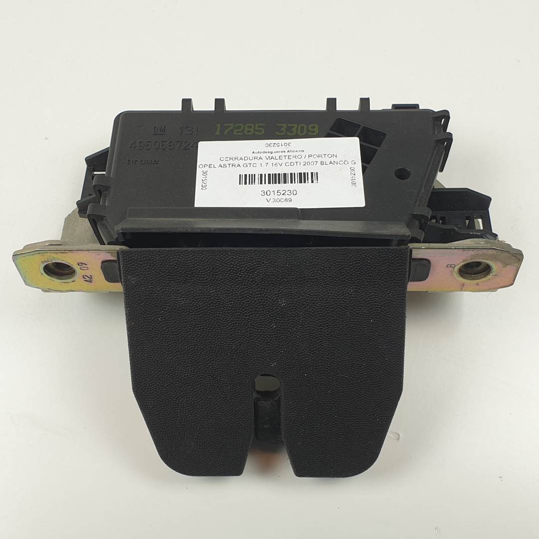 CERRADURA MALETERO / PORTON - 13117285 - OPEL - ASTRA GTC