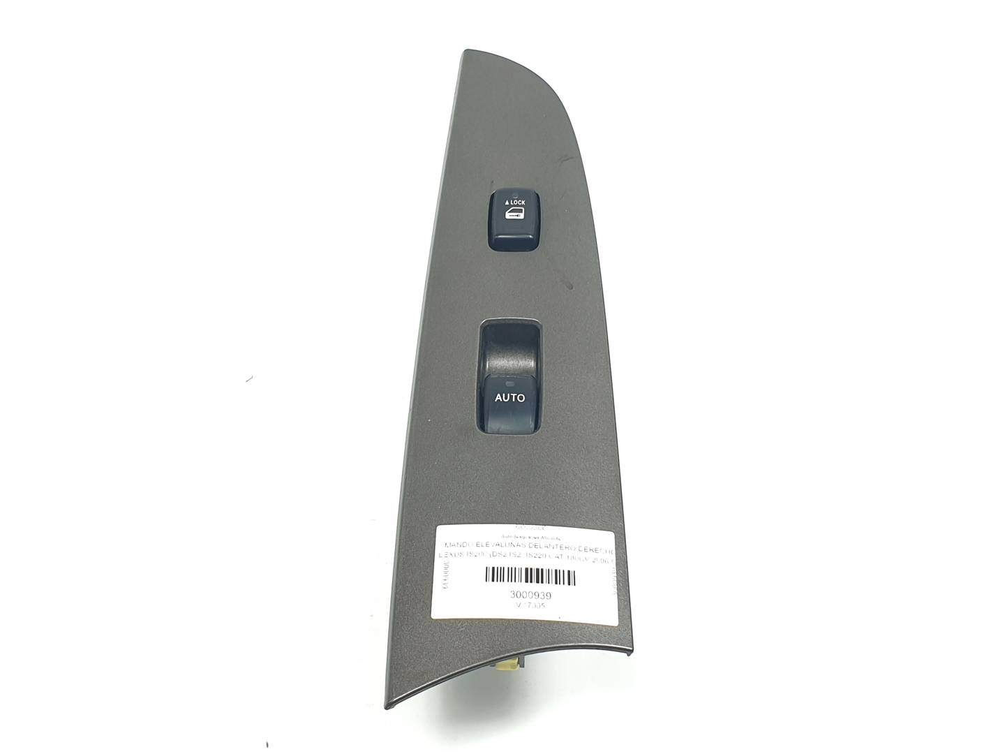 MANDO ELEVALUNAS DELANTERO DERECHO - 8403053020 - LEXUS - IS200 (DS2/IS2)