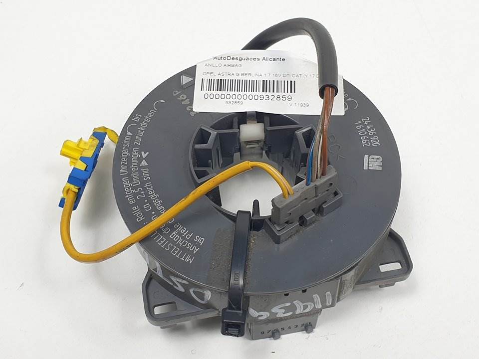 ANILLO AIRBAG - 24436920 - OPEL - ASTRA G BERLINA