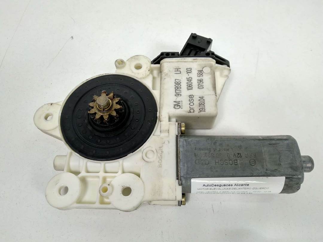 MOTOR ELEVALUNAS DELANTERO IZQUIERDO - 0130822011 - OPEL - VECTRA C BERLINA