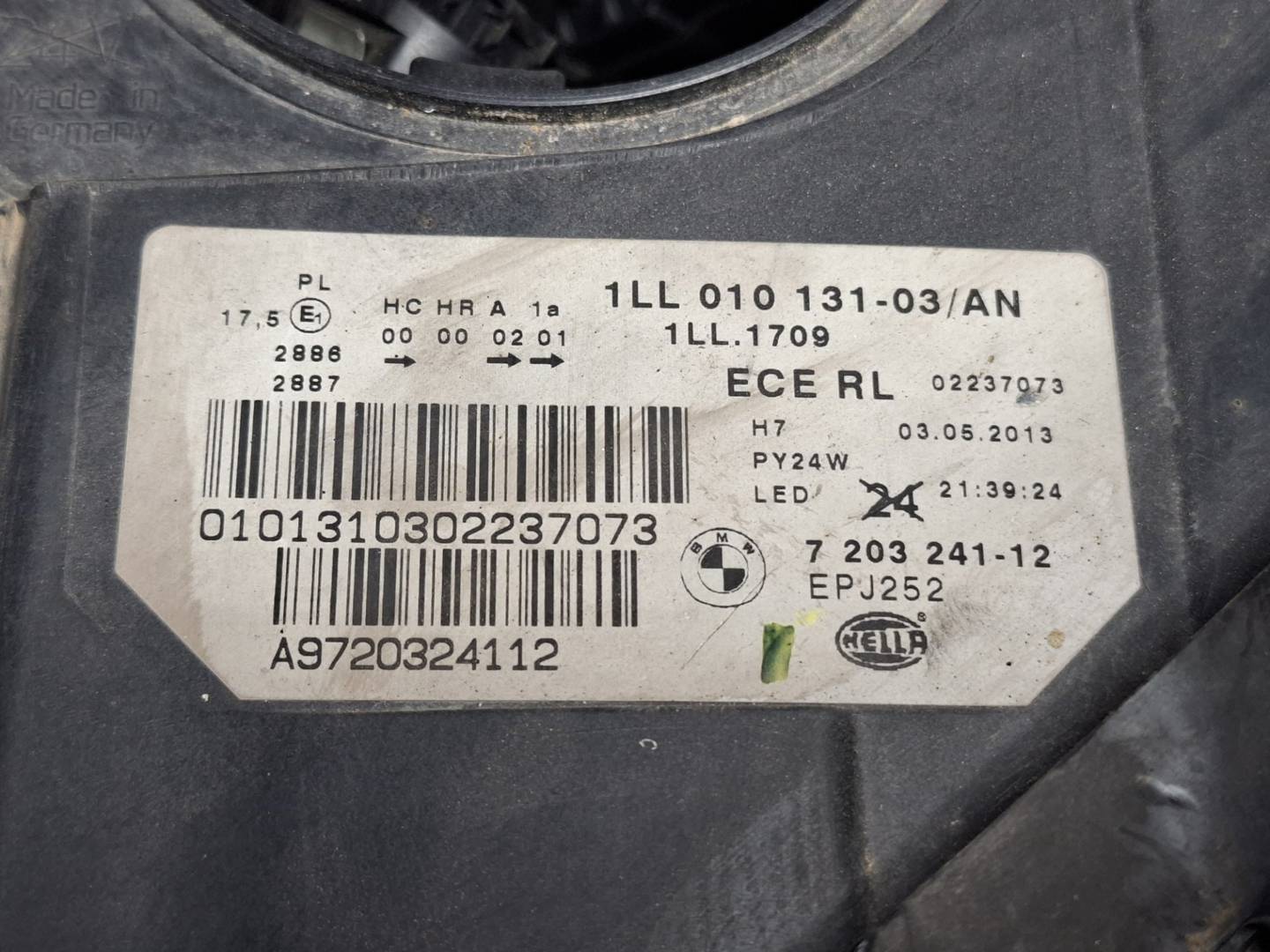 Foto 2 de Faro Izquierdo BMW Serie 5 (f10) (2010–2017)