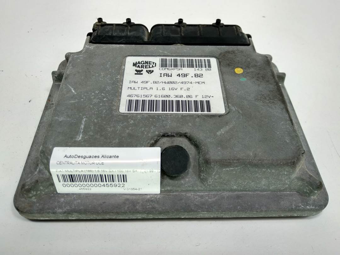 CENTRALITA MOTOR UCE - IAW49FB2 - FIAT - MULTIPLA (186)