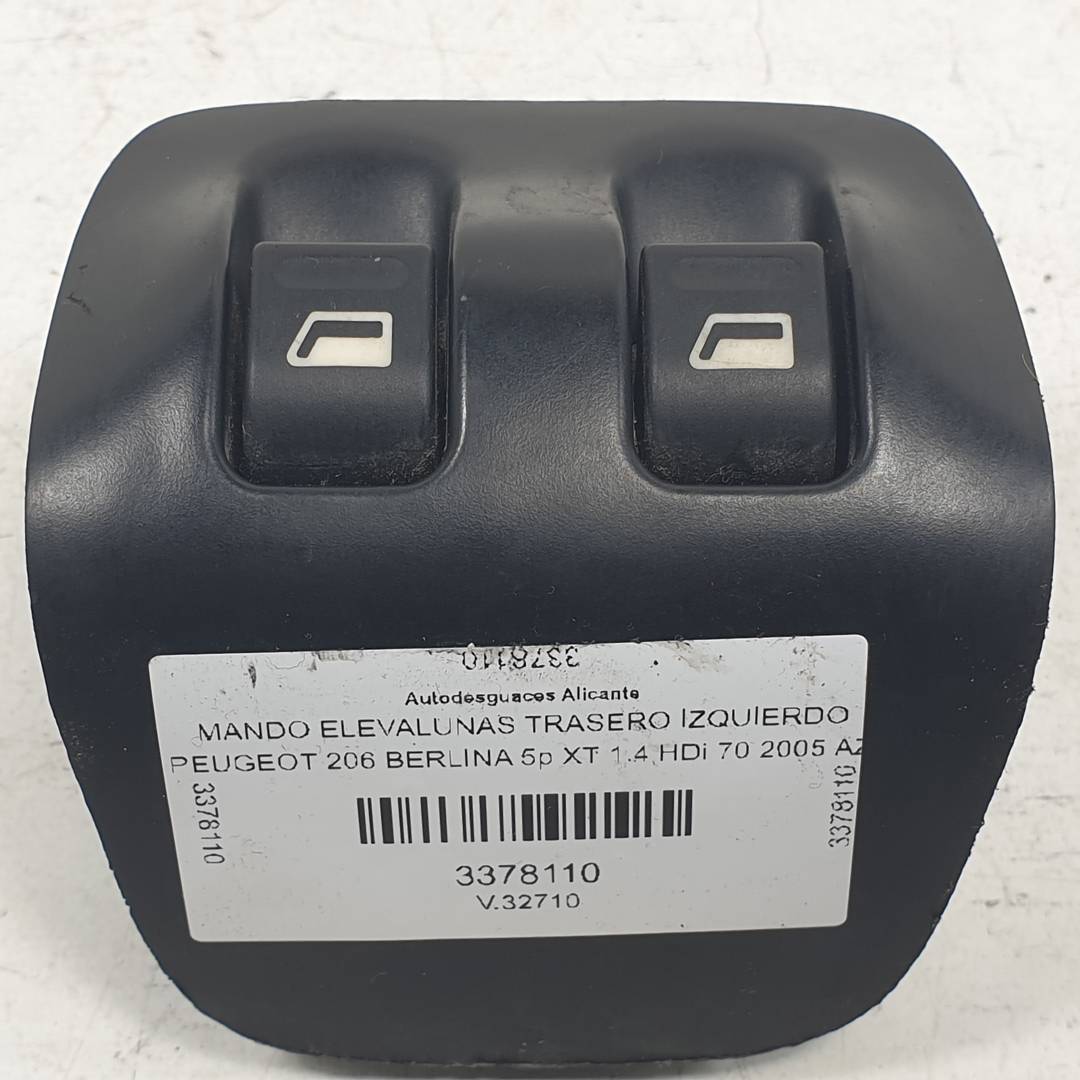 MANDO ELEVALUNAS TRASERO IZQUIERDO - PEUGEOT - 206 BERLINA