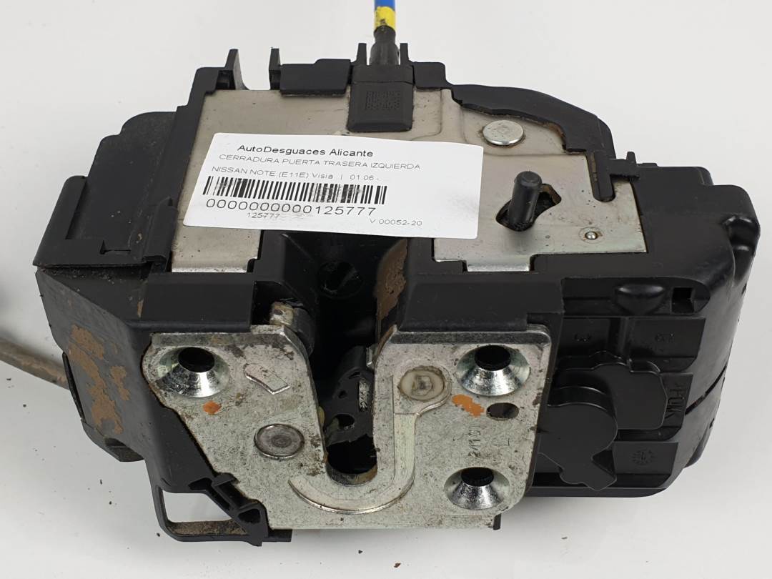 CERRADURA PUERTA TRASERA IZQUIERDA - NISSAN - NOTE (E11E)