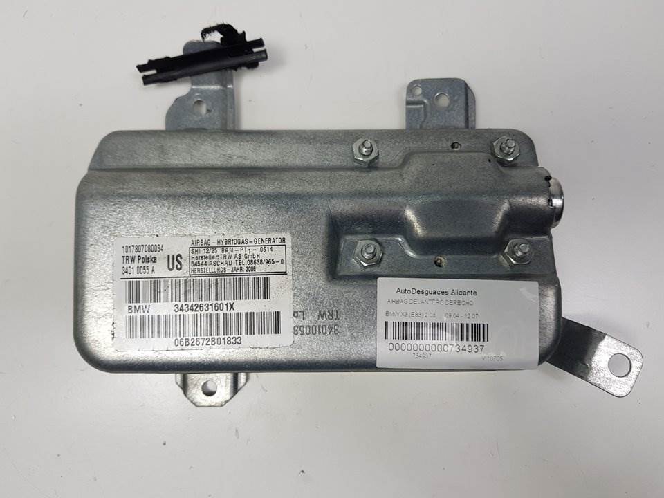 AIRBAG DELANTERO DERECHO - 34342631601X - BMW - X3 (E83)
