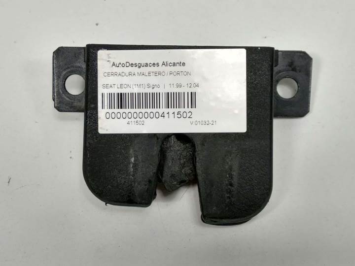 CERRADURA MALETERO / PORTON 3B9827505 SEAT LEON (1M1) Autodesguaces Alicante