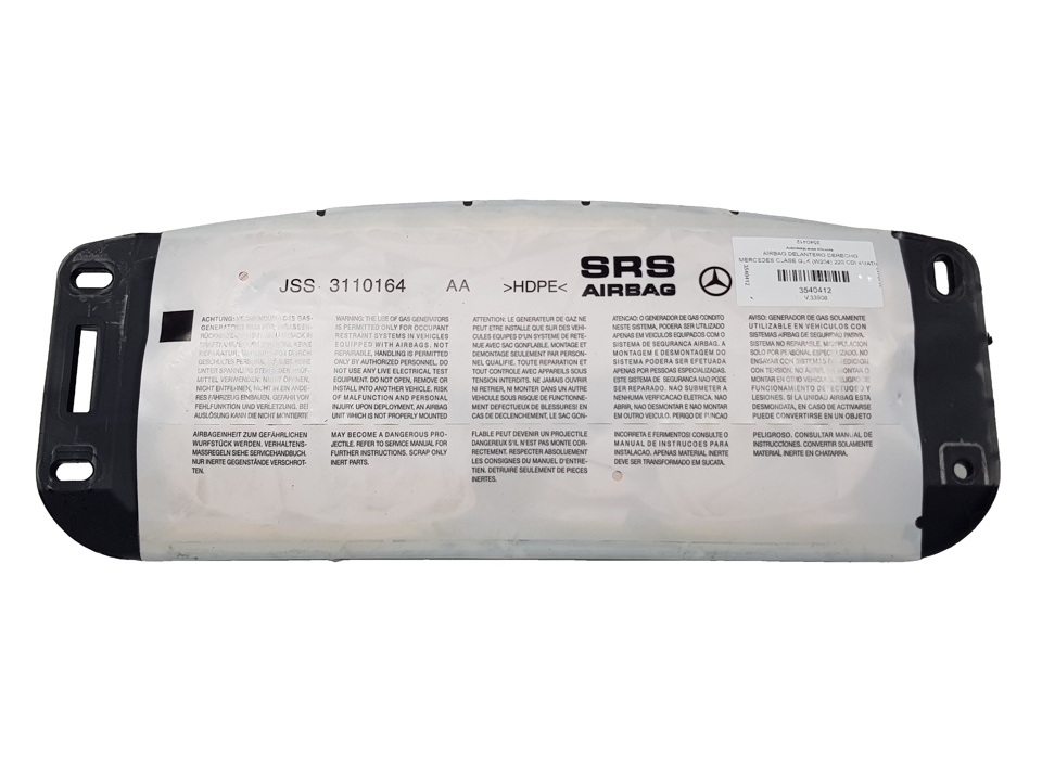 AIRBAG DELANTERO DERECHO 2048601200 MERCEDES CLASE GLK (W204) Autodesguaces Alicante