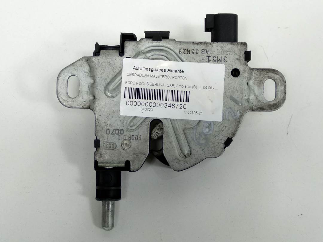 CERRADURA CAPOT - 3M5116700 - FORD - FOCUS BERLINA (CAP)