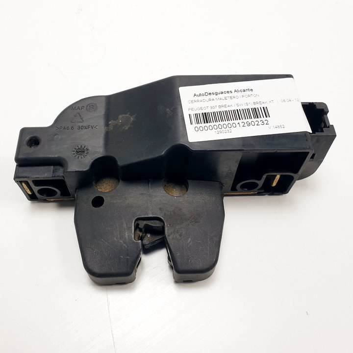 CERRADURA MALETERO / PORTON - 9646091580 - PEUGEOT - 307 BREAK / SW (S1)