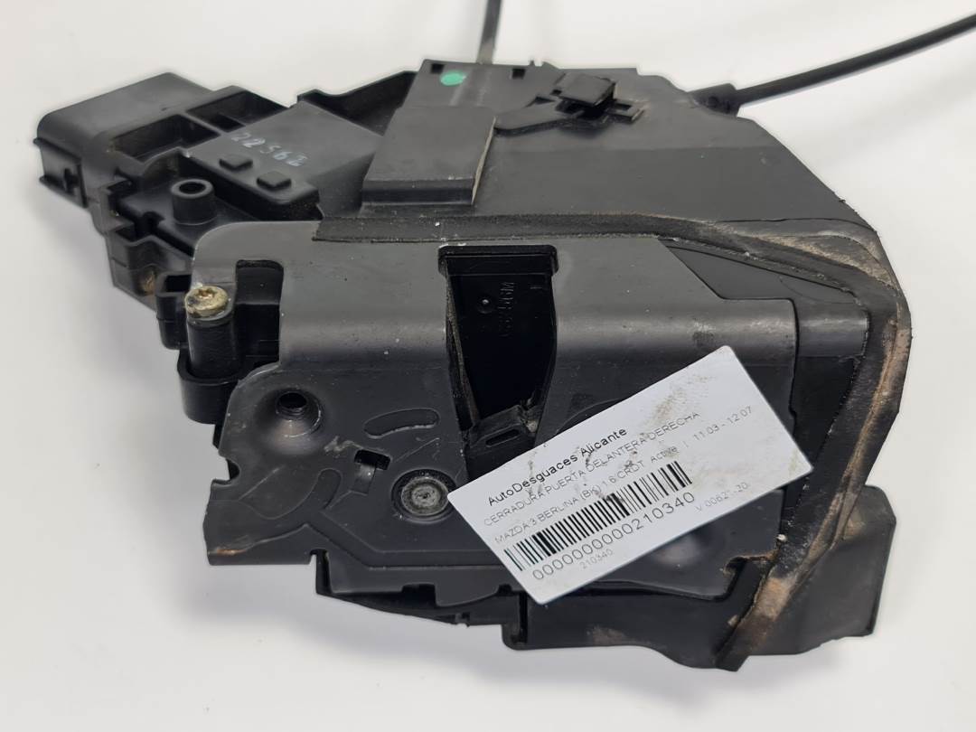 CERRADURA PUERTA DELANTERA DERECHA - 3N6AA21812DF - MAZDA - 3 BERLINA (BK)