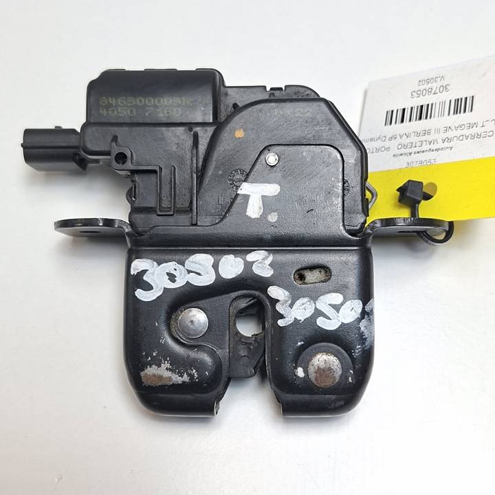 CERRADURA MALETERO / PORTON 846300003R RENAULT MEGANE III BERLINA 5P Autodesguaces Alicante