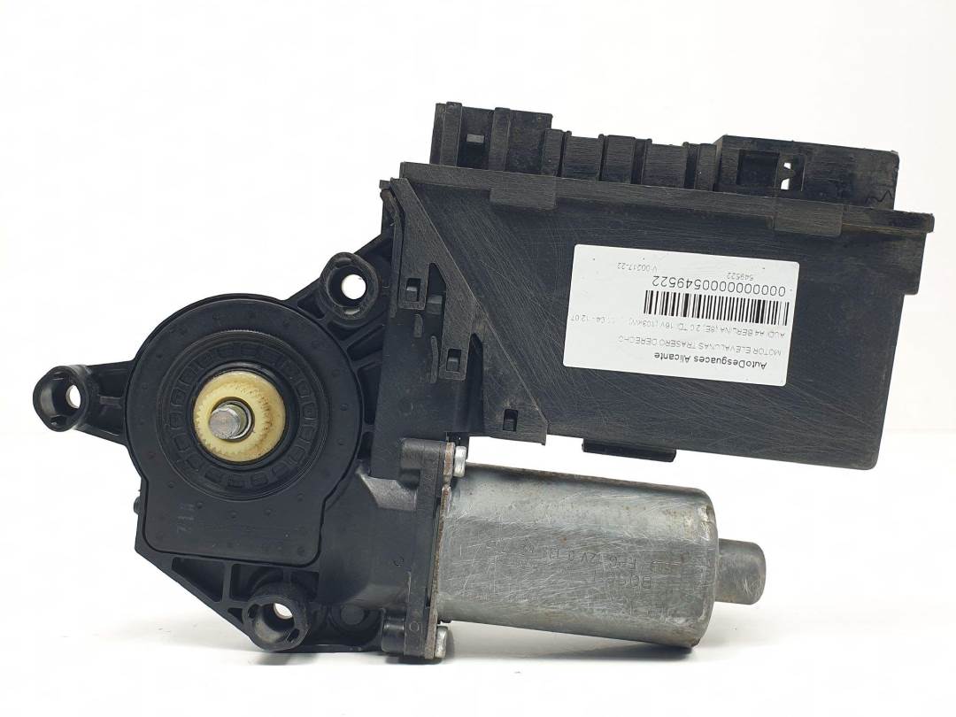 MOTOR ELEVALUNAS TRASERO DERECHO - 8E0959802A - AUDI - A4 BERLINA (8E)