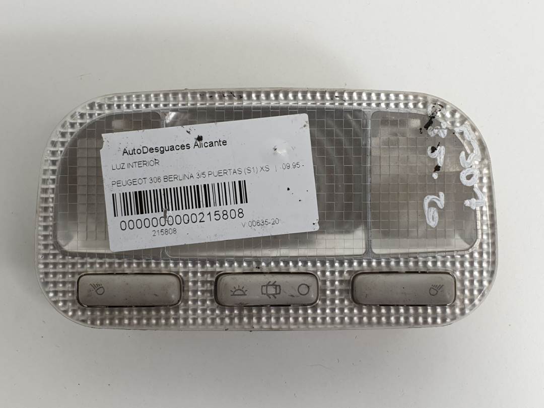 LUZ INTERIOR - 9680713980 - PEUGEOT - 306 BERLINA 3/5 PUERTAS (S1)