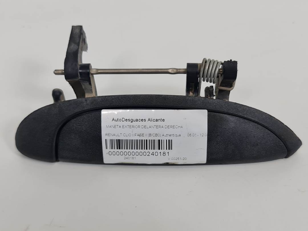Poignée extérieure avant droite - 7700426087 - RENAULT - CLIO II FASE II (B/CB0)