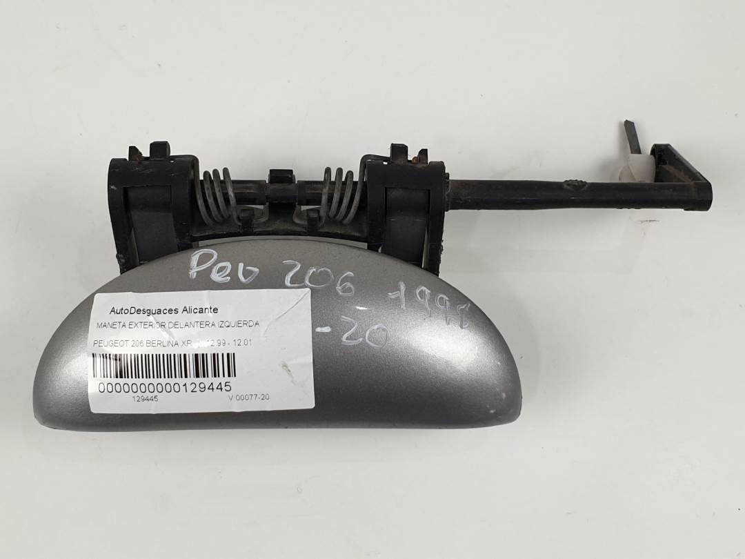 MANETA EXTERIOR DELANTERA IZQUIERDA - PEUGEOT - 206 BERLINA