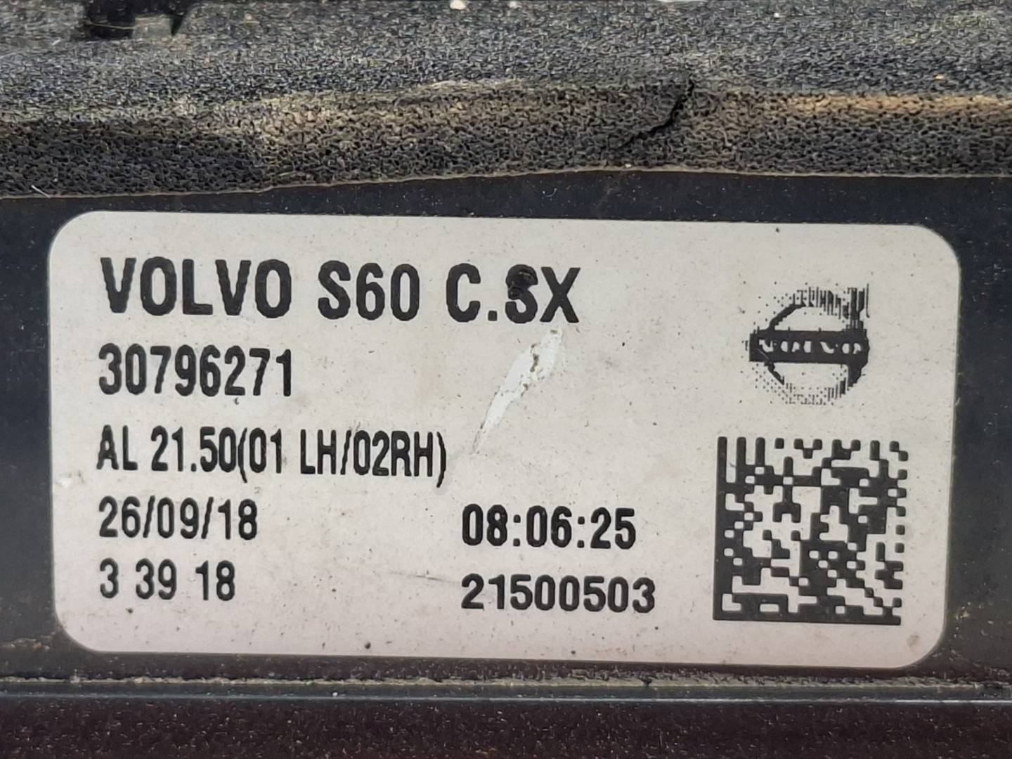 Foto 3 de Piloto Trasero Izquierdo Interior Volvo S60 Berlina (p24) (2000–2010)