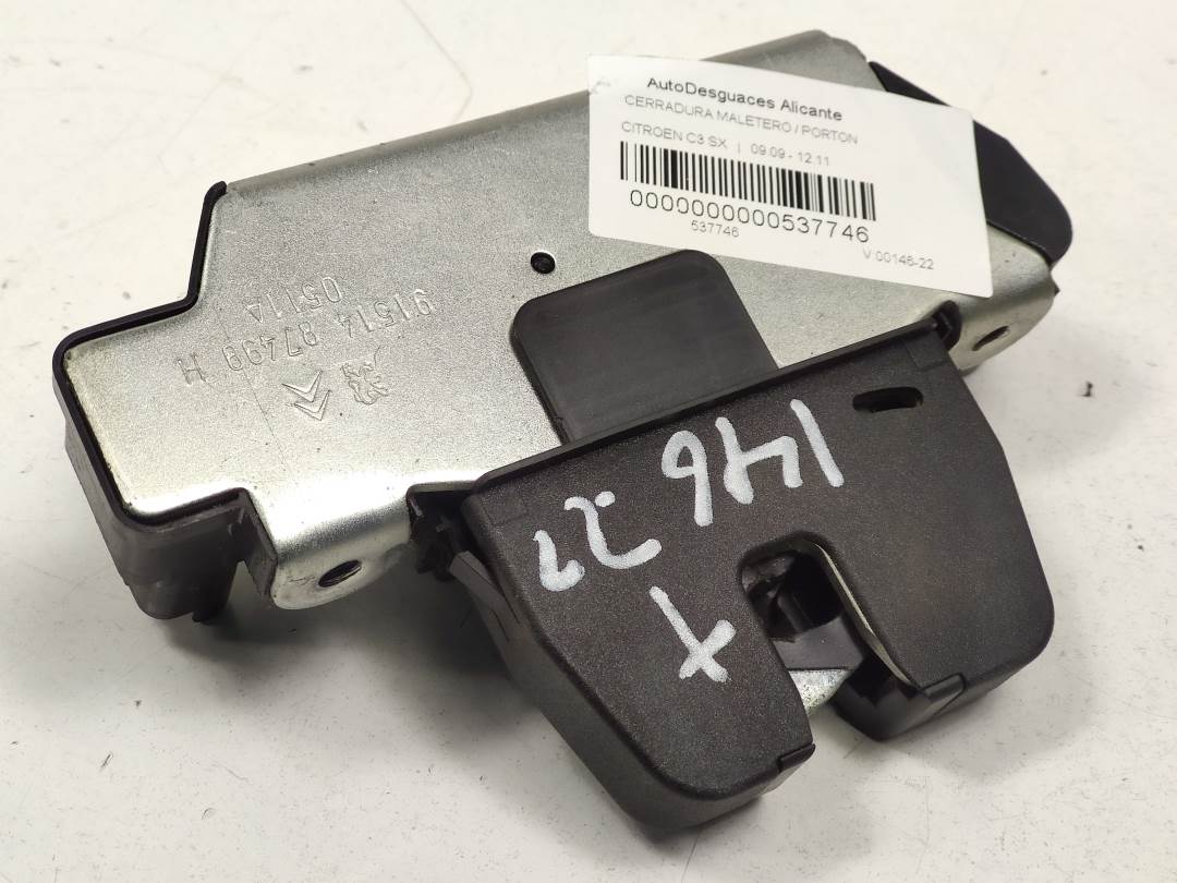 CERRADURA MALETERO / PORTON - 9151487499H - CITROEN - C3