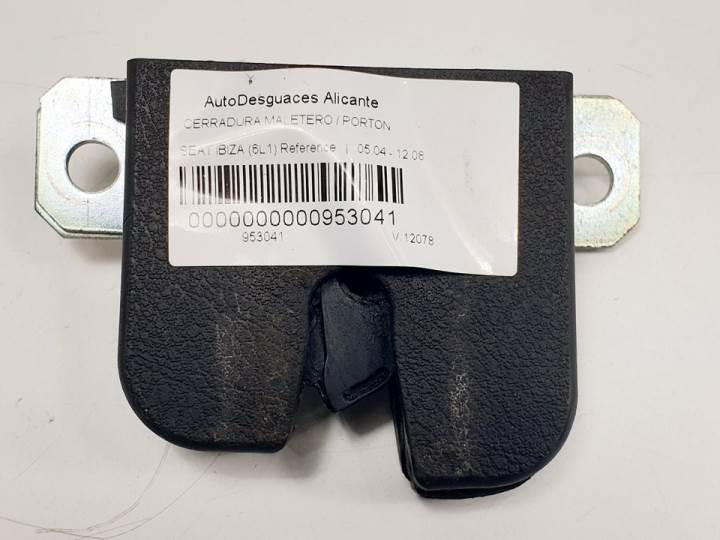 CERRADURA MALETERO / PORTON 6L6827505A SEAT IBIZA (6L1) Autodesguaces Alicante