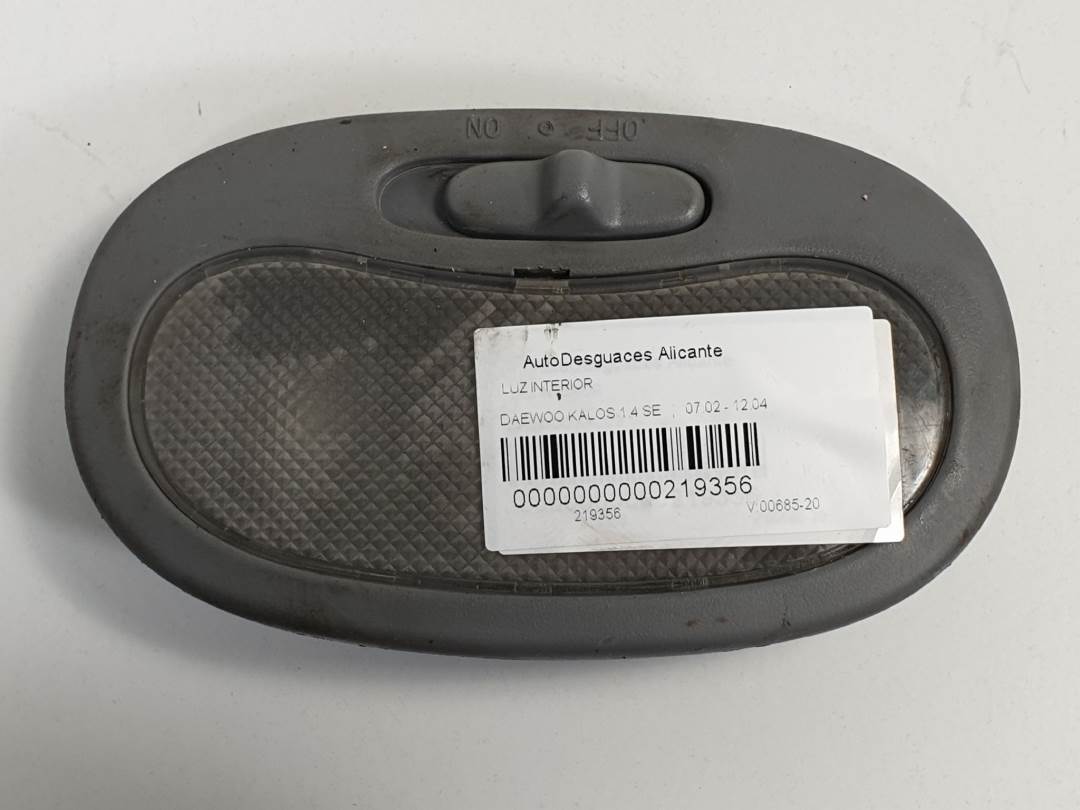 LUZ INTERIOR - 96314278 - DAEWOO - KALOS