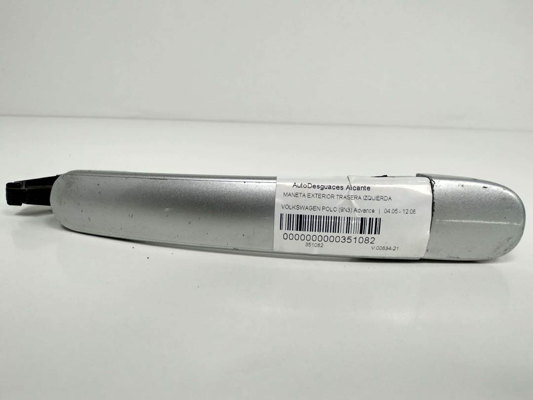 MANETA EXTERIOR TRASERA IZQUIERDA - 3B0837207 - VOLKSWAGEN - POLO (9N3)