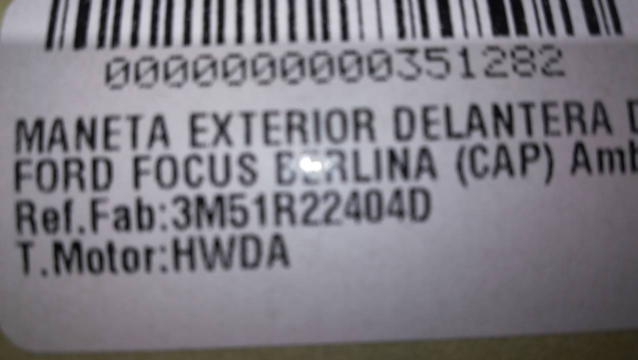 MANETA EXTERIOR DELANTERA DERECHA