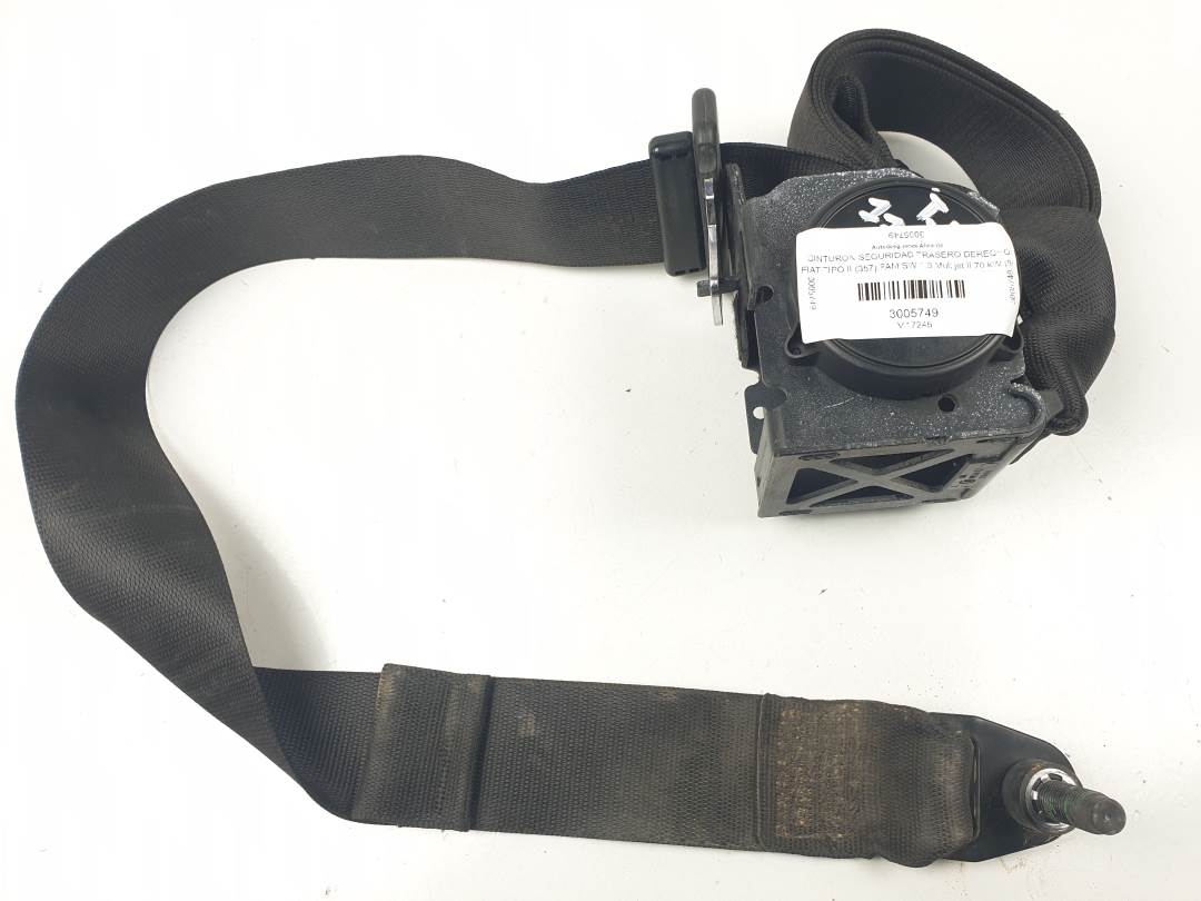 CINTURON SEGURIDAD TRASERO DERECHO - 7356379190 - FIAT - TIPO II (357) FAM