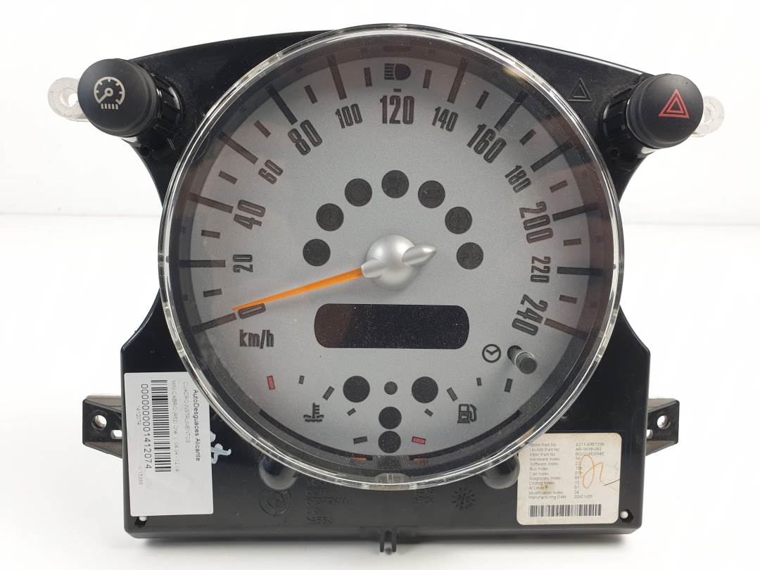 CUADRO INSTRUMENTOS - 62116957298 - MINI - CABRIO (R52)