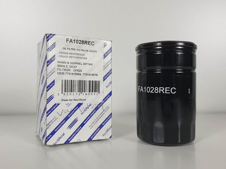 FILTRO ACEITE - FA1028REC - VOLKSWAGEN - GOLF III BERLINA (1H1)