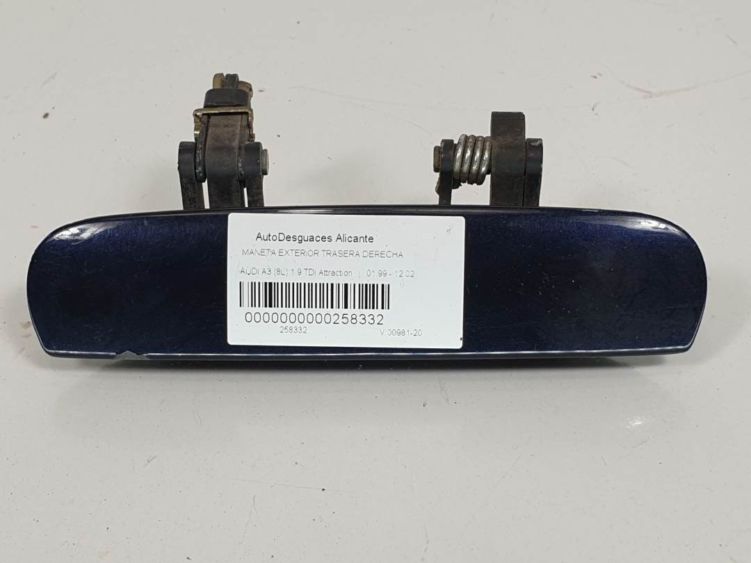 MANETA EXTERIOR TRASERA DERECHA - 4B0839208A - AUDI - A3 (8L)