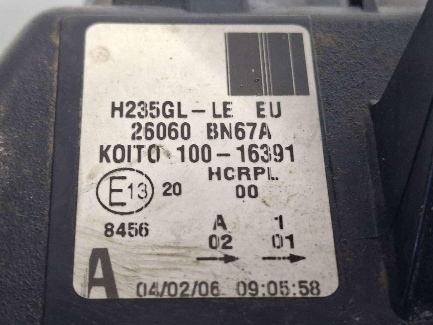 Foto 6 de Faro Izquierdo Nissan Almera (n16/e) (2000–2006)