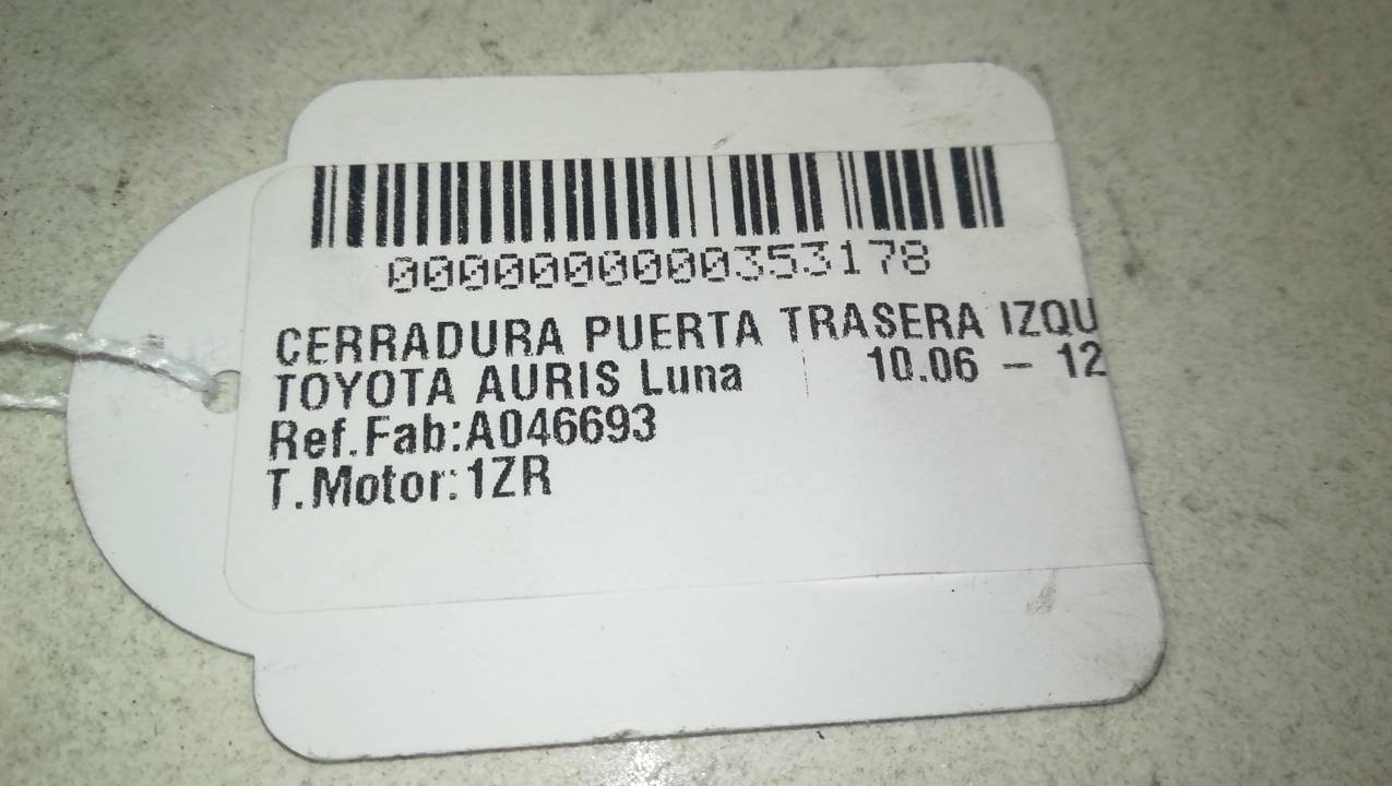 CERRADURA PUERTA TRASERA IZQUIERDA