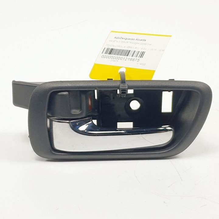 MANETA INTERIOR TRASERA DERECHA - 692060F010 - TOYOTA - COROLLA VERSO (R1)