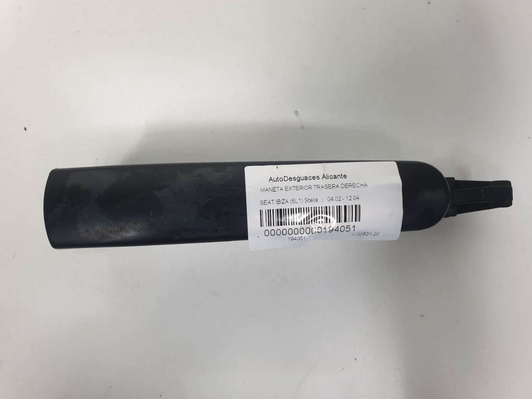 MANETA EXTERIOR TRASERA DERECHA - 3B0837207F - SEAT - IBIZA (6L1)