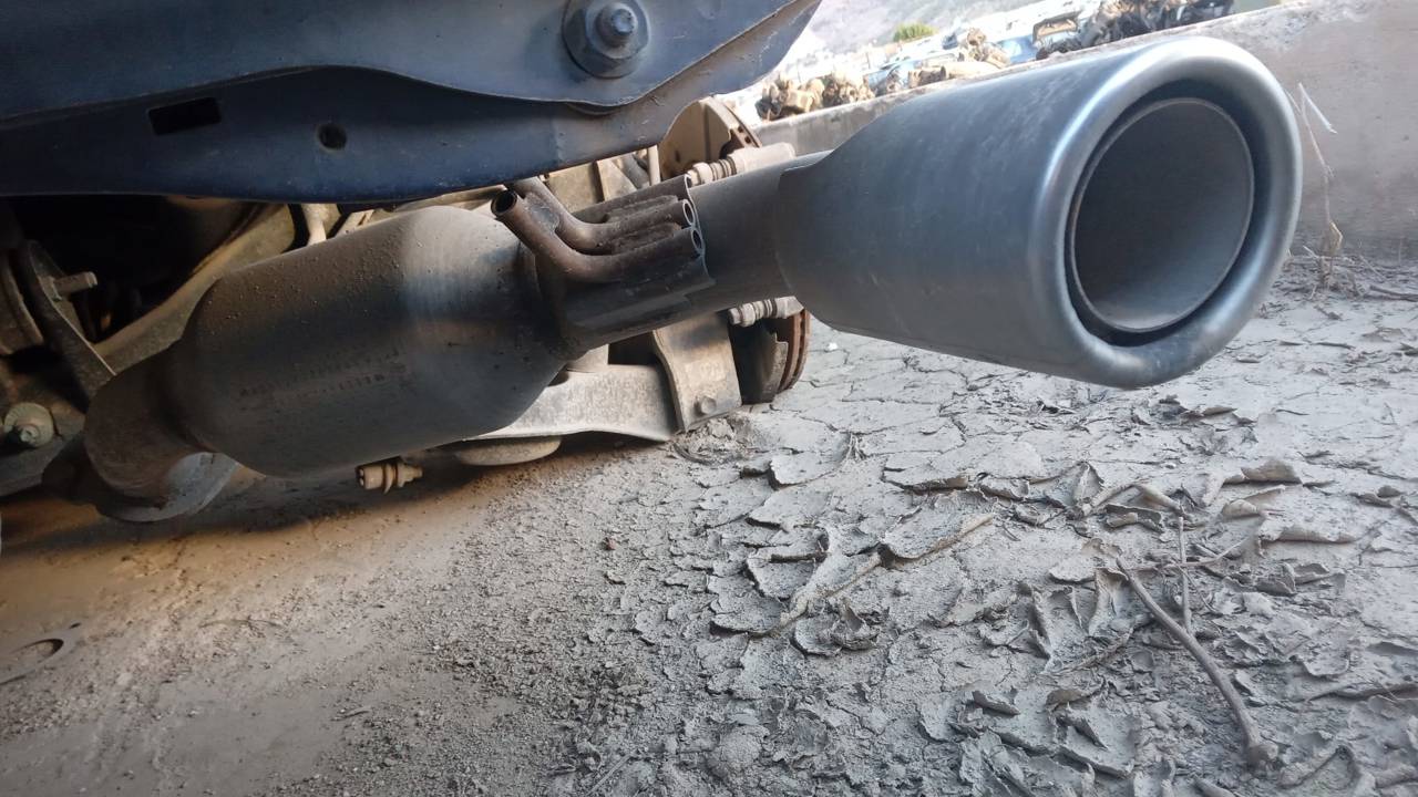 TUBO ESCAPE TRASERO